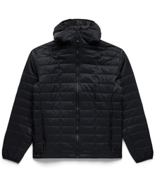 Insulated Hooded Jacket Black - Foreign Rider Co.