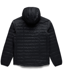 Insulated Hooded Jacket Black - Foreign Rider Co.