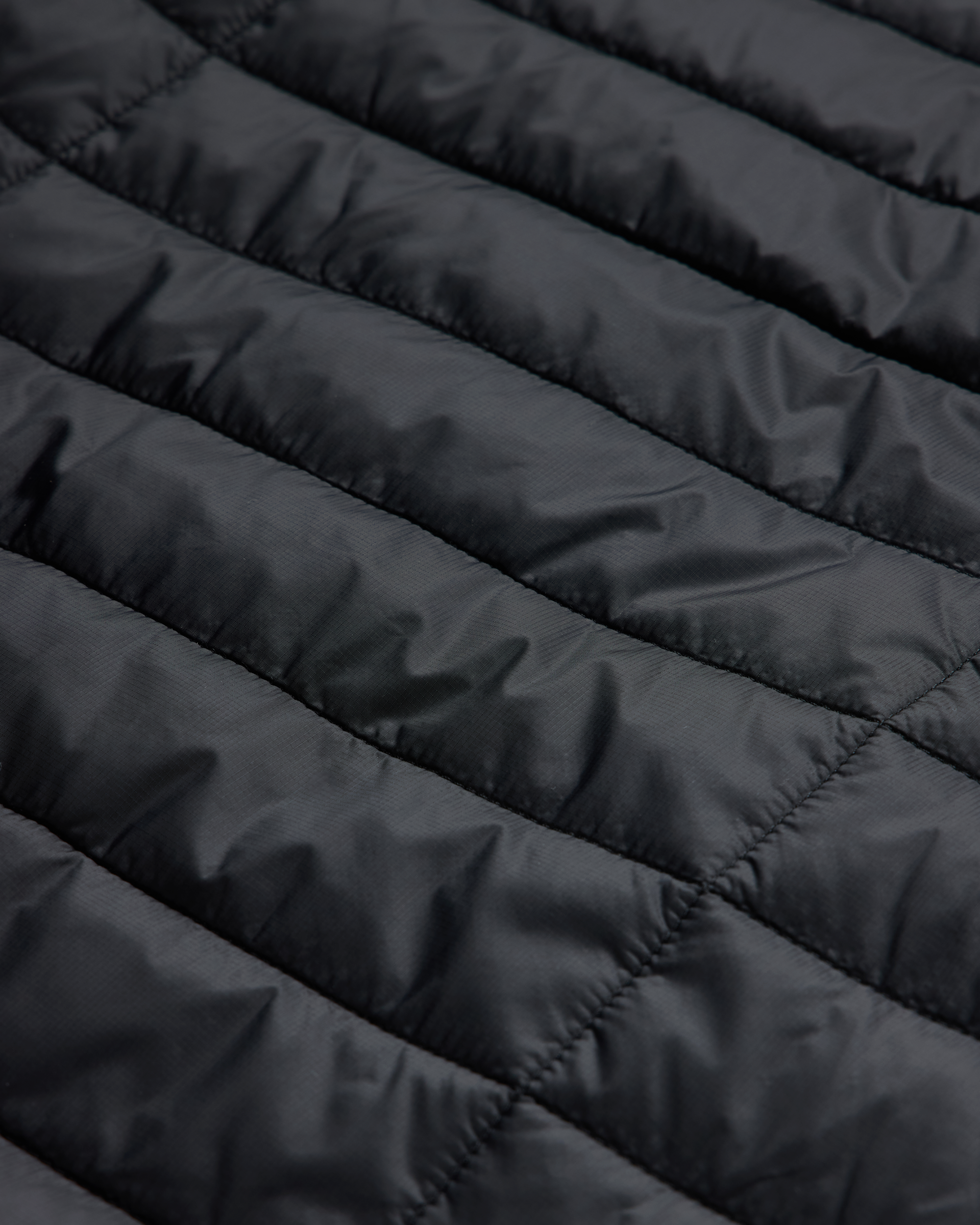 Insulated Hooded Jacket Black - Foreign Rider Co.