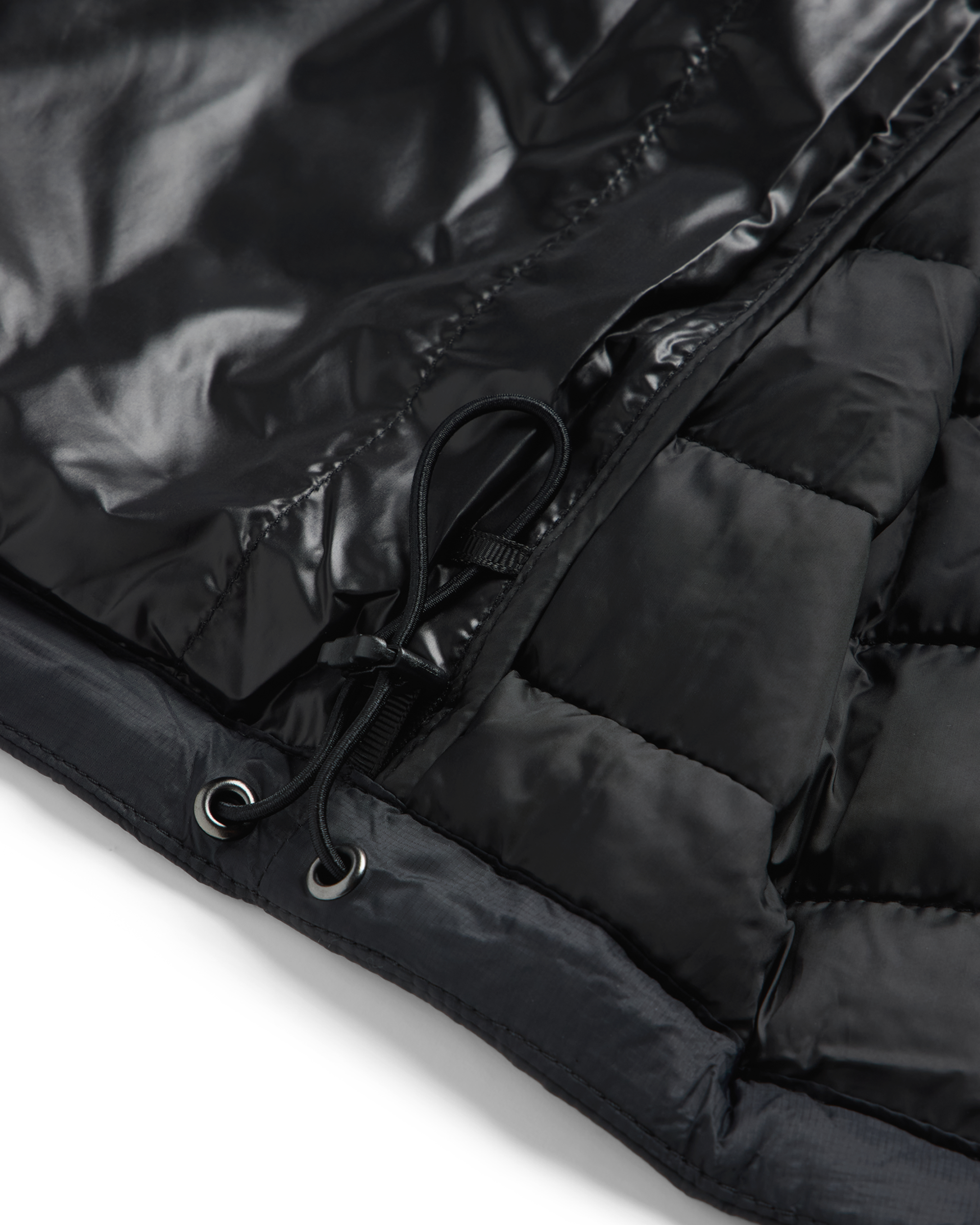 Insulated Hooded Jacket Black - Foreign Rider Co.