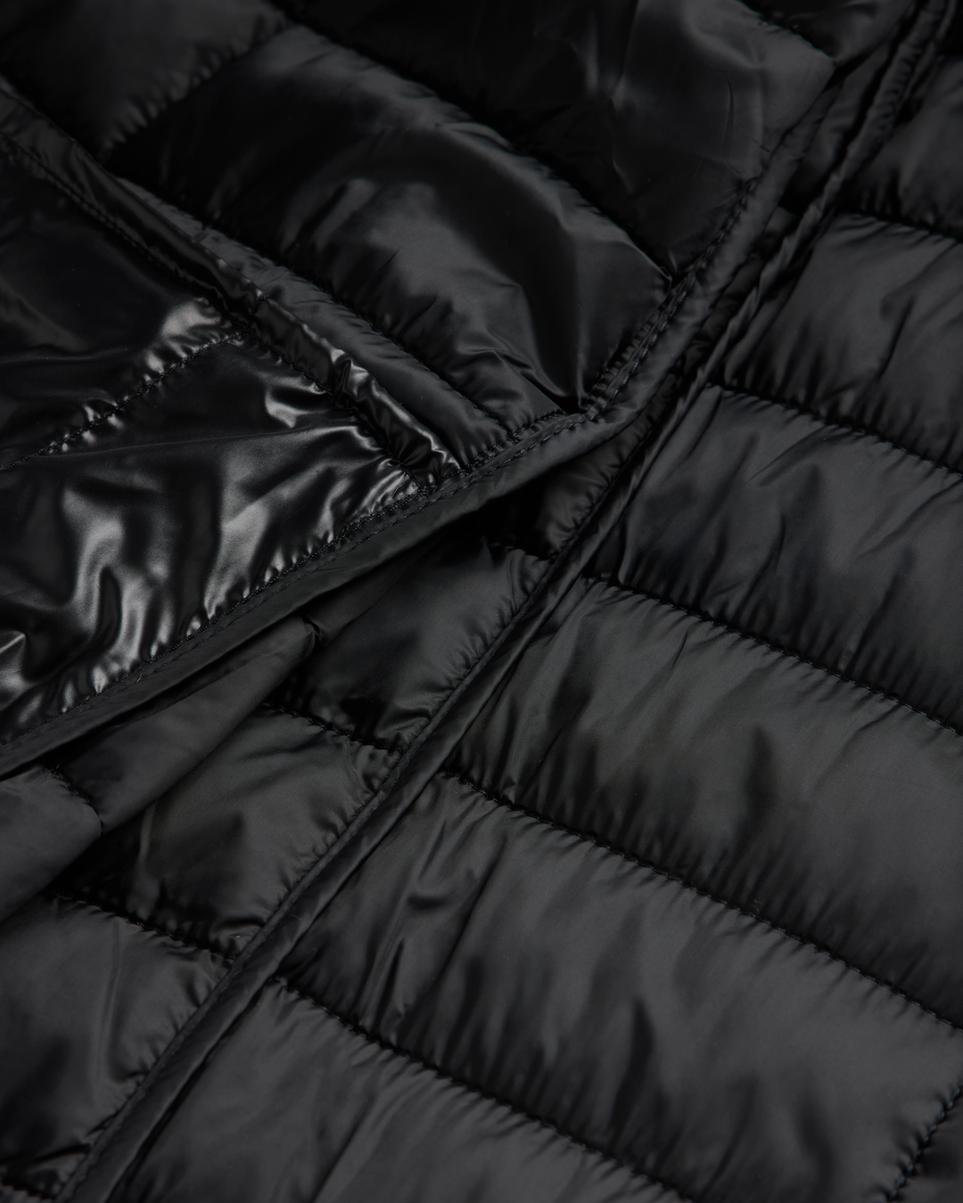 Insulated Hooded Jacket Black - Foreign Rider Co.