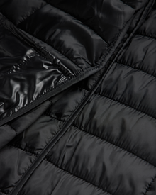 Insulated Hooded Jacket Black - Foreign Rider Co.