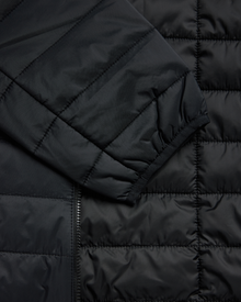Insulated Hooded Jacket Black - Foreign Rider Co.