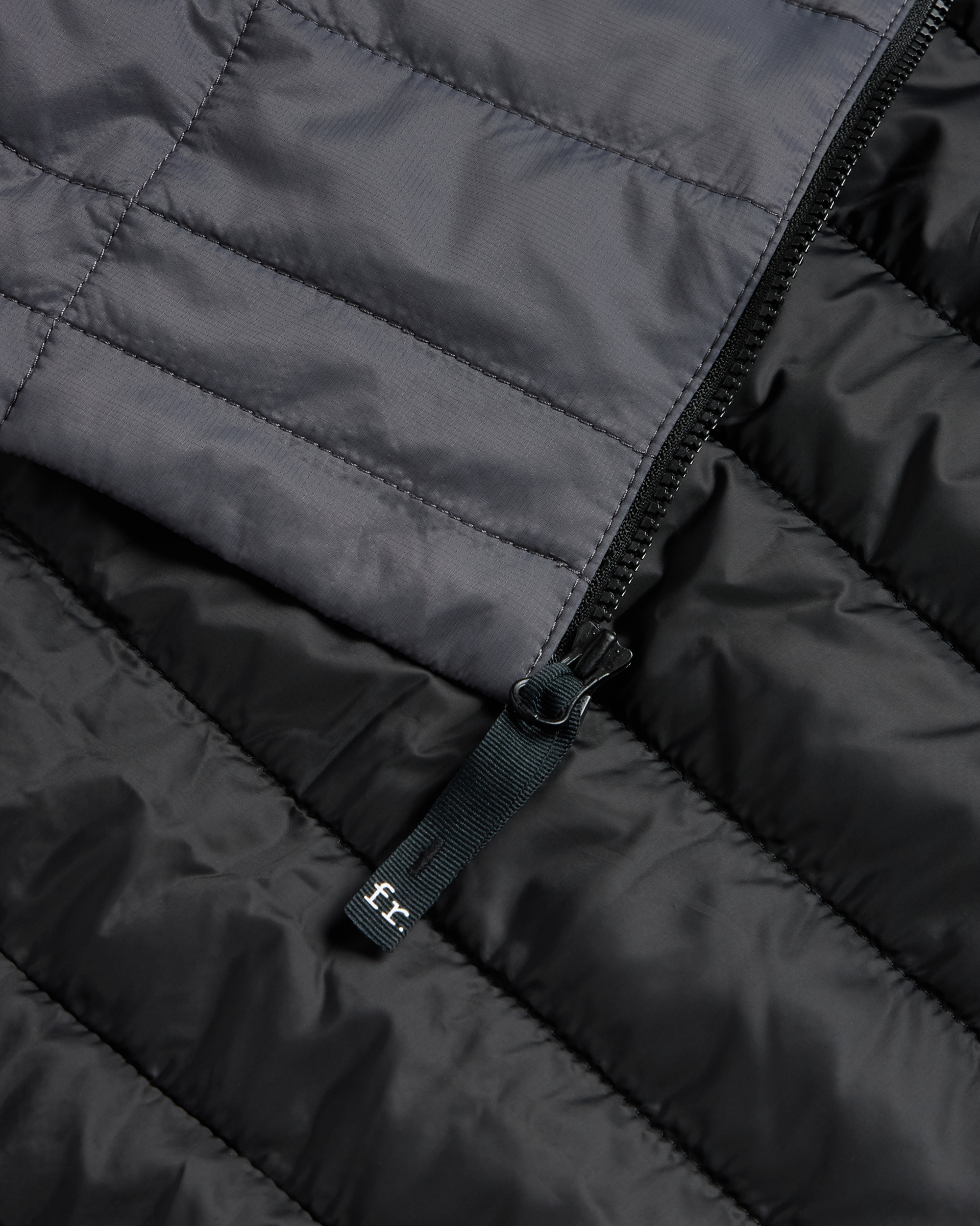 Insulated Hooded Jacket Grey - Foreign Rider Co.