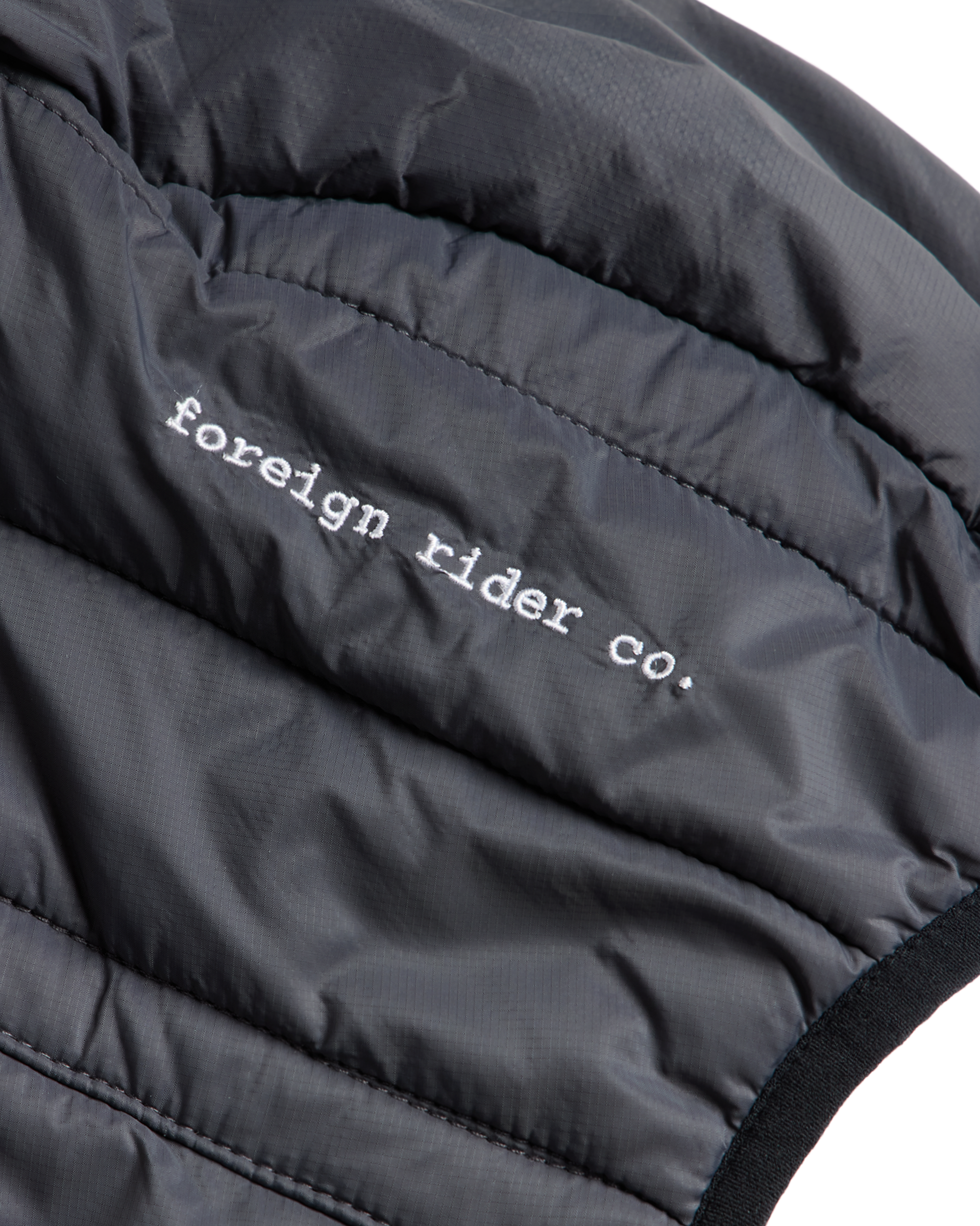 Insulated Hooded Jacket Grey - Foreign Rider Co.