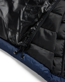 Insulated Hooded Jacket Navy - Foreign Rider Co.