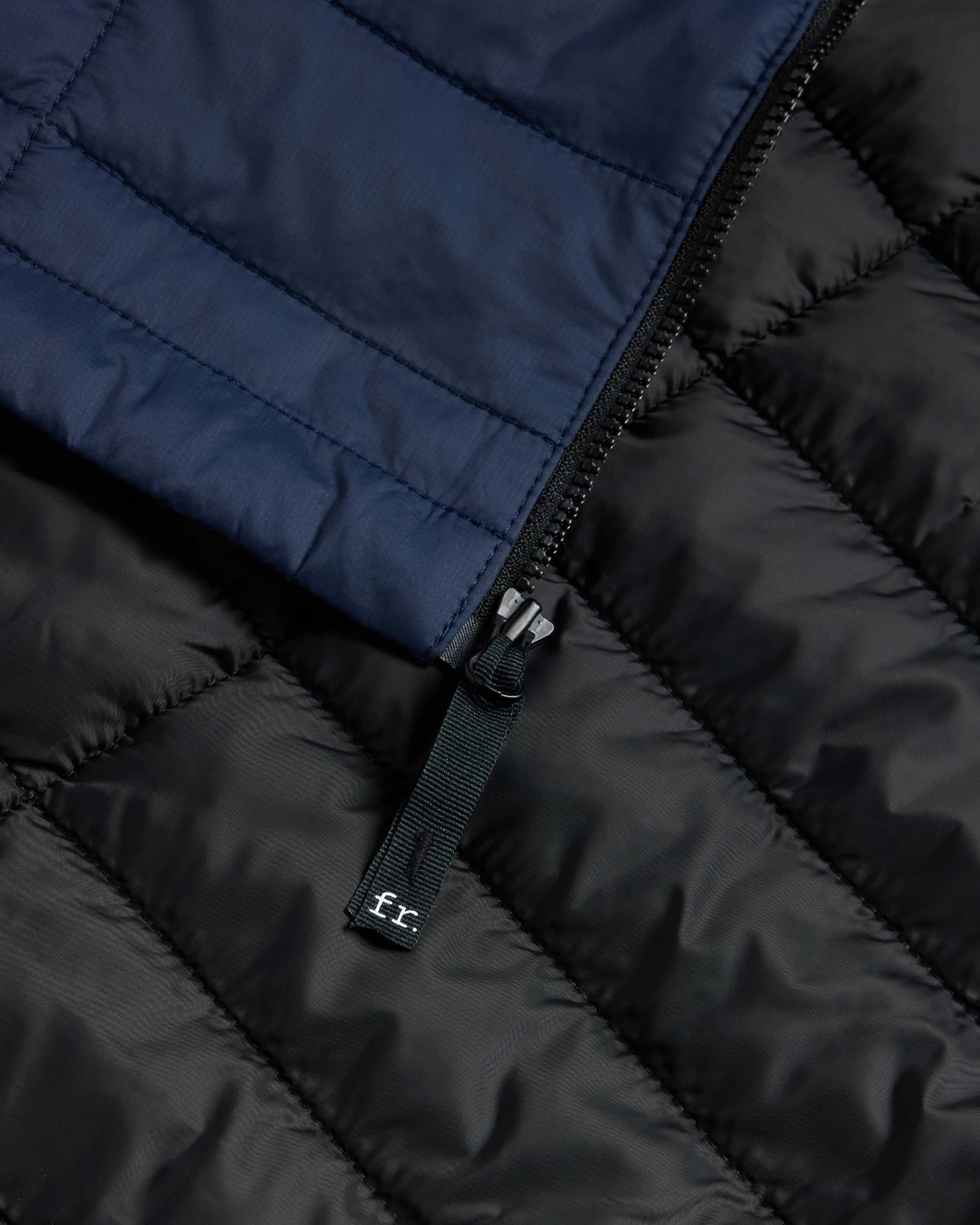 Insulated Hooded Jacket Navy - Foreign Rider Co.