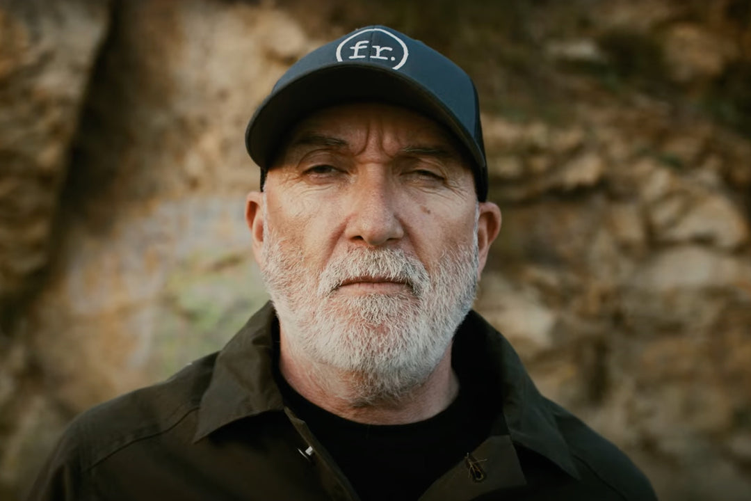 Close up shot of Foreign Rider founder Ralph Dunning