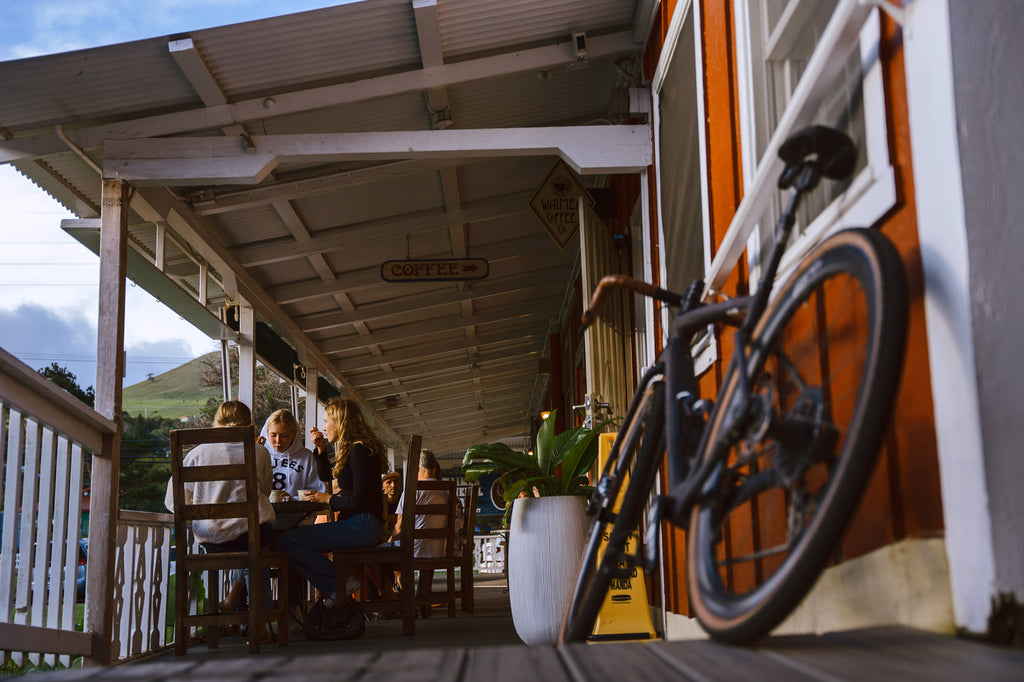 Patio shot of Waimea coffee company in Hawaii