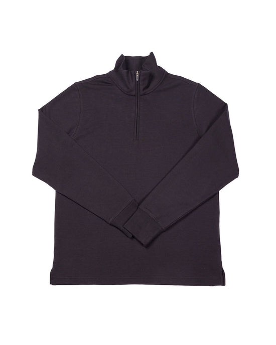 Solace Quarter Zip Black - Foreign Rider Co.