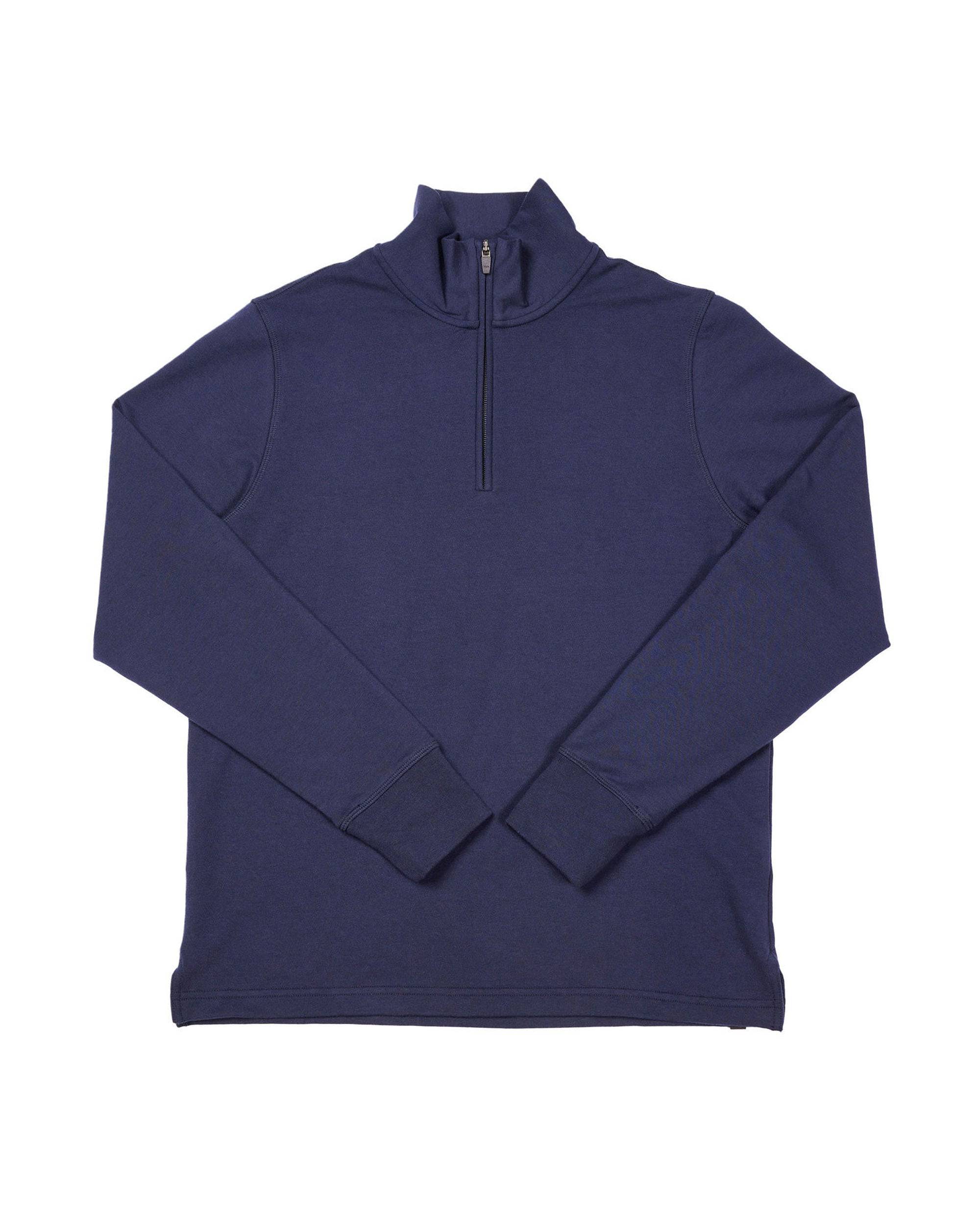 Solace Quarter Zip Navy - Foreign Rider Co.