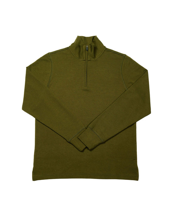 Solace Quarter Zip Olive - Foreign Rider Co.