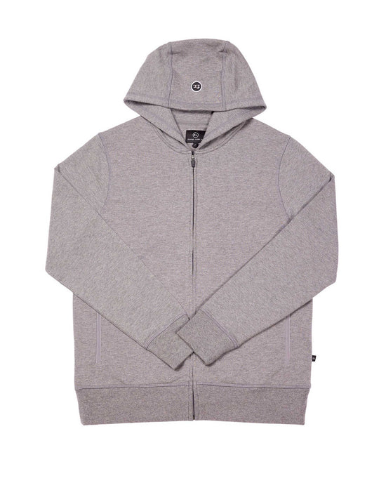 Solace Full Zip Dark Grey Heather - Foreign Rider Co.