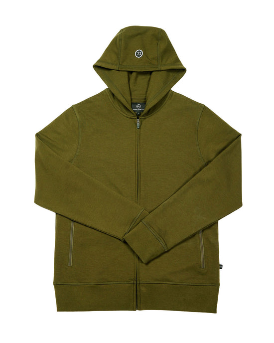 Solace Full Zip Olive - Foreign Rider Co.